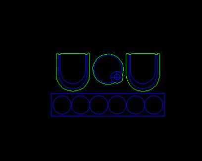Bowling ball 8 Autocad Blocks